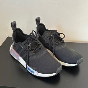 Adidas Black and White Athletic Shoes